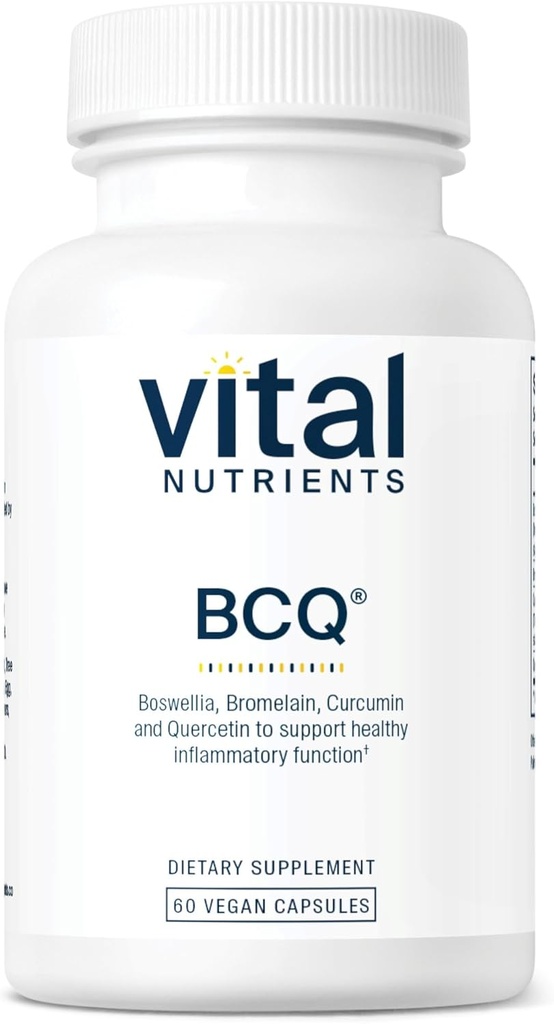 Nutrents สําคัญ BCQ สืบค้นเมื่อ 18 Julyn Boswellia, Bromlain, Curcluin & Quarcetin Supplement | ร่วมสนับสนุน Supplement   access Sinus & Digestive Health | Glute, Dairy, Soy Free | 60 Capsulues