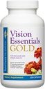 Dr. Whitaker's Vision Essentials Oro - Eye Health Supplement con 40 mg di Lutein Plus, Zeaxanthin & Taurine - Supporta Macular Health and Shields Eyes Against Blue Light Exposure (120 capsule)