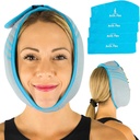 Vive Face Ice Pack Wrap for TMJ Pain Relief and Headaches - Face Ice Pack for Jaw Surgery Recovery, Oral Surgery " Wisdom Teeth extractions - Heating Pad for Head " Chin - Hot " Cold Therapy