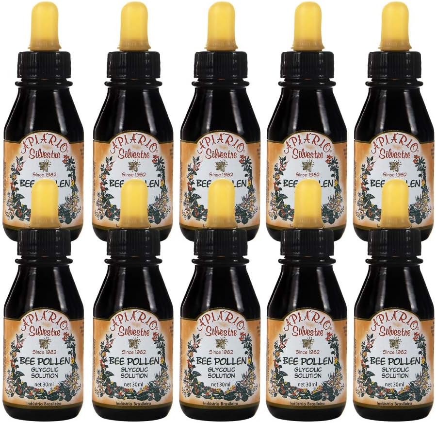 10 ampels d'Apiario Silvestre Bee brasiler Polliquid Glycolic, Extrapellador d'Apiari, lliure Wax