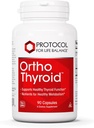 Protocol Ortho Thyroid - Supporta la funzione tiroide sana* - con Ashwagandha, Zinc & Selenium - Non-GMO & Kosher - 90 capsule di veg