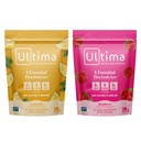 Ultima Releuner Plowlyte Powder Mitter Bundle – Sugar Free – Lemonade và Raspberry, 20 hình dán – 6 máy điện tử và Minerals – Keto Friendly, Vegan, Non-GOO