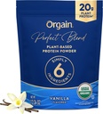 Orgain Organic Vegan Mükemmel Protein Toz, 20g Clean Plant proteini, 6 Malzemeler, <1g Sugar, Gluten Free, Non-GMO; Yapay Flavors, Stevia Extract, Süt veya Soy Malzemeler- Vanilla
