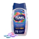 TUMS Ultra Strength Chewable Antacid Tablets for Heartburn Relief and Acid Indigestion Relief, Assorted Berries - 72 Count