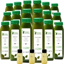 7 Day Green Juice Raw Fountain, All Natural Raw, Vegan Detox, Cold Pressed Juice, 42 Şişe 12oz, 3 Ginger Shots