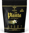 Ambrosia Planta - Premium Plant-Based Protein | Vegan & Keto Friendly | Guurmet Flavors with No Bloating or Stomach Upset | Gluten & Soy Free | No Aggiunto Sugar | 14 Servings | (Vanilla)