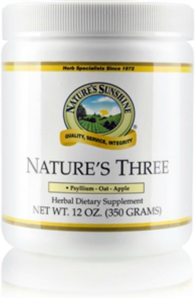 Nature’s Sunshine Nature's Three (12 oz.) | Bewahrt einen gesunden Colon und unterstützt Verdauung mit löslicher und unlöslicher Faser