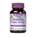 Bluebonnet Nutrition Chelated Iron 18 mg - non-constipating Iron - Soy-Free, Gluten-Free, Non-GMO, Kosher Certified, Dairy-Free, Vegan - 90 Vegetable Capsules, 90 Servings