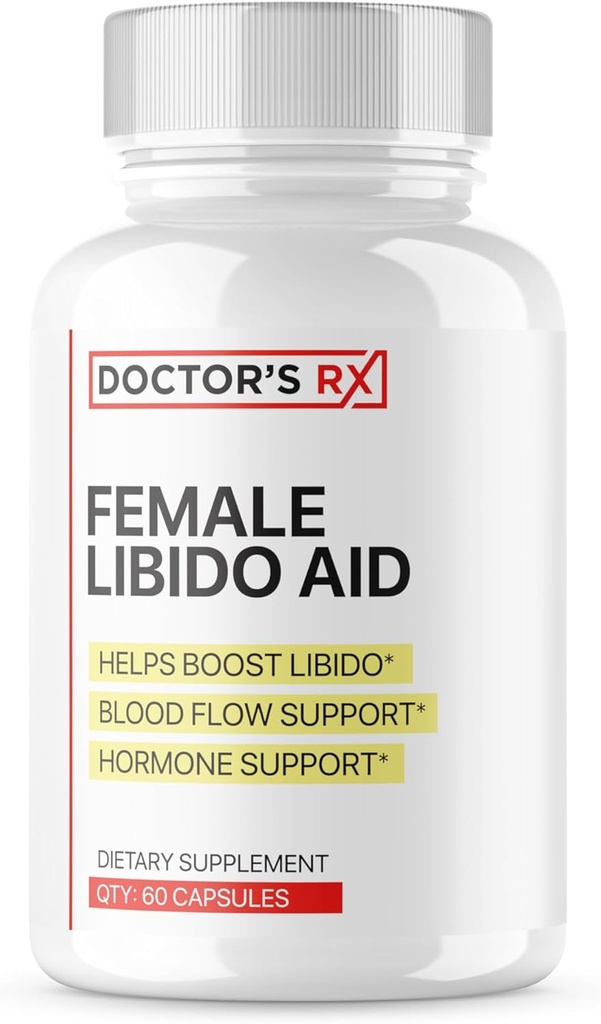 Doctor's RX | #1 Raccomandato femmina Libido Booster per le donne | Boost Passion, Balance Hormones, Altezzaen Sensitivity