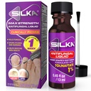 SILKA Max Strength Antifungal Liquid for Toenail Health with Brush Applicator, Results in 1 Week, Nail Fungus Treatment for Damaged Toenails, Athlete's Foot Treatment, Tolnaftate 1% 0.45 Fl Oz