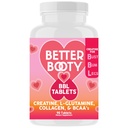 Angry Supplements BB Creatine Monohydrate Complex BBL Tablets for Gains & Muscle, Glute Builder Supplement for Women with L-Glutamine, Collagen, BCAA's and Hydration Blend (90ct)