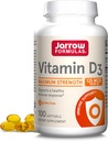 Jarrow Formulas vitamin D3 125 mg (5000 IU) - 100 serveringer (Softgels) - Bone Helse, Immun støtte og kalsiummetabolisme støtte - vitamin D Supplement - D3 Vitaminer - 5000 IU Vitamin D - Glutenfri