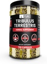 Pure Original Ingredienser Tribulus Terrestris, Ingen Magnesium eller ris Fyldere, Altid Pure, Lab Verified (730 kapsler)