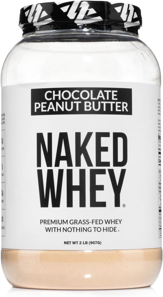 NAKED Whey Chocolate Maapähklivõi valgupulber, rohusööda vadak, GMO-d, soja ja gluteenivaba Ei midagi kunstlikku, abi kasv ja taastumine - 21 serveerimist