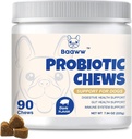 Progres for Dogs - Impreve Itchy Skin, Ears, Yeast Balance, Allergies, Health, Dog Gut Health, Digetical Health dengan Pregories, Dogs Prograce, Reduce Diare, 90 Chews (Pork)