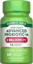 Nature's Truth Probiyotiks Capsules | 3 milyar CFU | 60 Count | Kişi və Qadınlar üçün | 14 Strains | Qeyri-GMO & Gluten Pulsuz