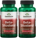 Swanson Beta Sitosterolis - Augalų steroidų formulė - (60 kapsulės, 160mg Kiekvienas) (2 pakuotė)