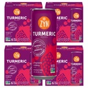 ZYN Turmeric Wellness Drink (24 Pack), Pomegranate Cranberry Flavored Turmeric Curcumin Drink with Black Pepper, No Added Sugar, Low Carb & Low Calorie Drink, Clean Alternative
