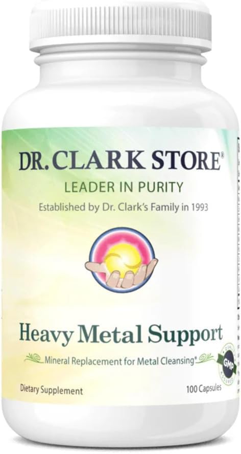 Dr. Clark Store Heavy Metal Support, Замена минералов для очистки металлов, 100 капсул