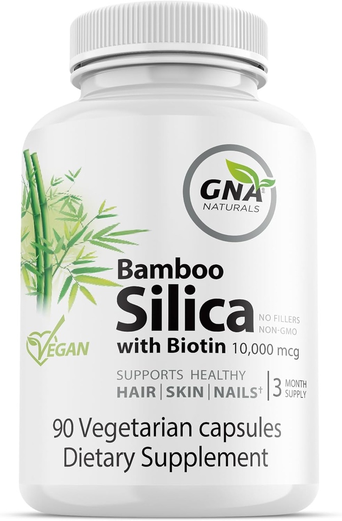 Bamboo Silica Biotin Vegan Friendly 3 Month Supply