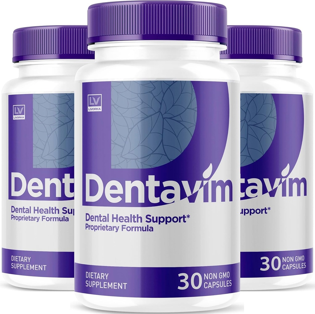 (3 Iepakojums) Dentavim, Dentavim kapsulas, Dentavim Advanced Formula Pills, Dentavim Visi dabīgie vitamīni mutes dobuma aizsardzībai, Dentavim Atsauksmes, 90 kapsulas 3 mēnešiem