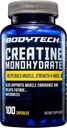 BODYTECH Creatine Monohydrate Capsules a Micronized a Dulcle Strength, Mass, and Endurance (100 Kapsul)