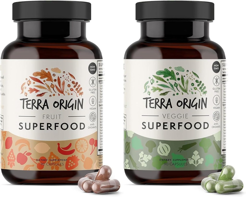 TERRA ORIGIN Fruit en Veggie Superfood Supplement 