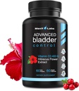 Advanced Bladder Control Suplimente pentru femei si barbati - Sustine tractul urinar Sănătate - Ajuta vezica urinara supraactiva si infectia tractului urinar - Pastile de cranberry w / Pumpkin extract ulei de seminte