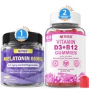 NEVISS Melatonin, Vitamin D3 + Vitamin B12 Gummies