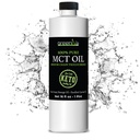 GreenIVe MCT Oil 100% Pure C8 C10 Caprylic Capric Acid Non-GMO Keto Paleo Bulletproof Coffee Creamer Energy Fuel Carrier Oil Skin Hair Massage Oil Fractionated Coconut Oil Alternative 16 fl oz