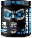 La maledicció! Pre Workout Powder for Men i Dones, Cafeine, Beta-Alanine, Creatine, L-Citrullina, 30 Servings, Blue Raspberry Flavor ergy Boond, Intensitat, Fortalesa & Focus