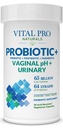 Vital Pro Naturals - Vaginal pH & Urinary Probiotics + Prebiotics, Postbiotics, Parabiotics, 4-in-1 Supplement for Women, High Potency, 64 Strains, Digestive, Vaginal, Urinary, Immune Health, 30 ct