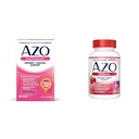 AZO Dual Protection | Urinary + Vaginal Support* | Prebiotic Plus Clinically Proven Women's Probiotic | Starts Working Within 24 Hours | Non-GMO | 30 Count & Cranberry Urinary Tract Health Supplement