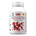 ANDREW LESSMAN Vitamin B12 500 180 Capsules - Absorption-Protected Methylcobalamin (Natural Coenzyme Vitamin B12), Essential for Energy and Stress Support, Plus B-Complex, Easy to Swallow Capsules