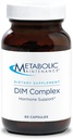 Complex metabolic de întreţinere DIM - 100 mg DIM Supliment pentru femei şi bărbaţi, Diindolilmetan pentru echilibrul hormonal, estrogen şi suport de sănătate hepatică - 60 capsule vegetariene (Pachet de 1)