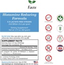 Foods for Gut Histamine & D Lactate Free Probiotics Powder 240 Billion CFU, 124; Made in USA