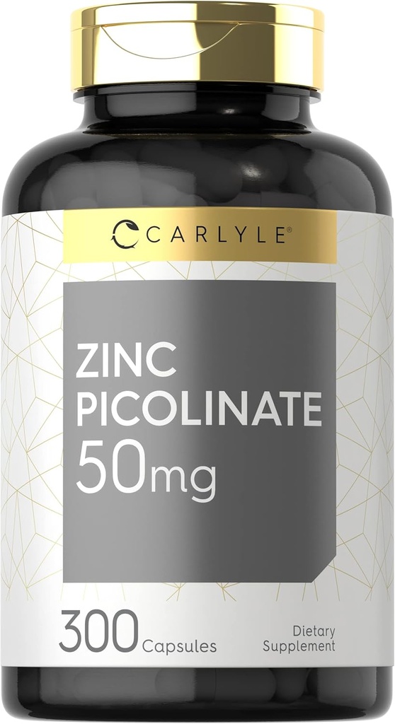 Carlyle Zinok Picolinate 50mg 300 Kapsule 