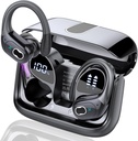 Bezprzewodowe słuchawki 75hrs Bluetooth 5.4 słuchawki Sport, 2025 Bluetooth słuchawki Stereo Deep Bass Over Ear Bud z hakami, ENC Hałas Anulowanie Mic, IPX7 Wodoodporny telefon do treningu / bieganie