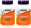 L- Tyrosine 500 mg 120 Capsules (Paket 2)