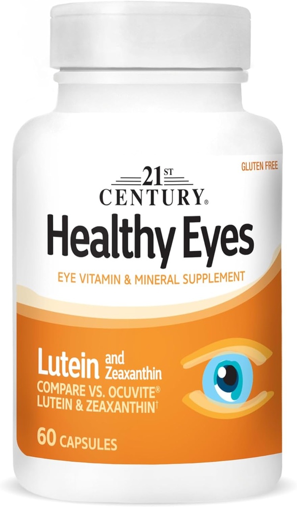 21st Century Healthy Lutein và Zeaxanthin Capsules, 60 Count (27454)