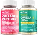 Hidrolizuotas Collagen Peptides Pills + Vegan Omega 3 vitaminas D3 K2