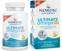 Nordic Naturals Ultimate Omega-D3, Sidrunimaitse - 90 pehmet geeli - 1280 mg Omega-3 + 1000 IU D3-vitamiini - EPA & DHA - edendab aju, südant ja immuunsust - 45 serveerimist