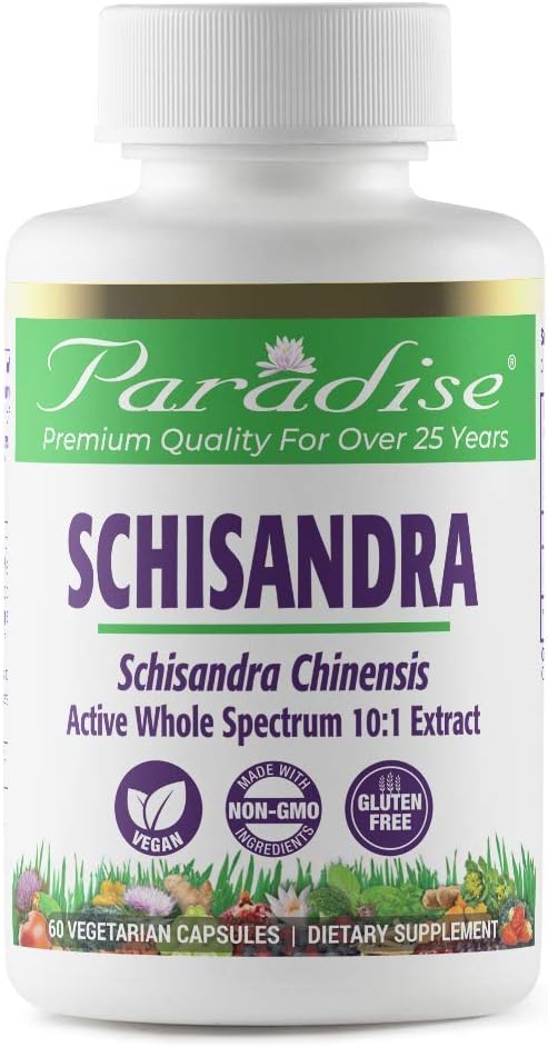 Paradise Schisandra - 100% Ətraflı çıxış - No Harsh Kimya və ya Spermalar - Purified Soft Water istifadə edən əsas termo Kinetik ekstraktı - No Doldurucu və ya Flow Agentlər - Ekologiyalı Wild Crafted