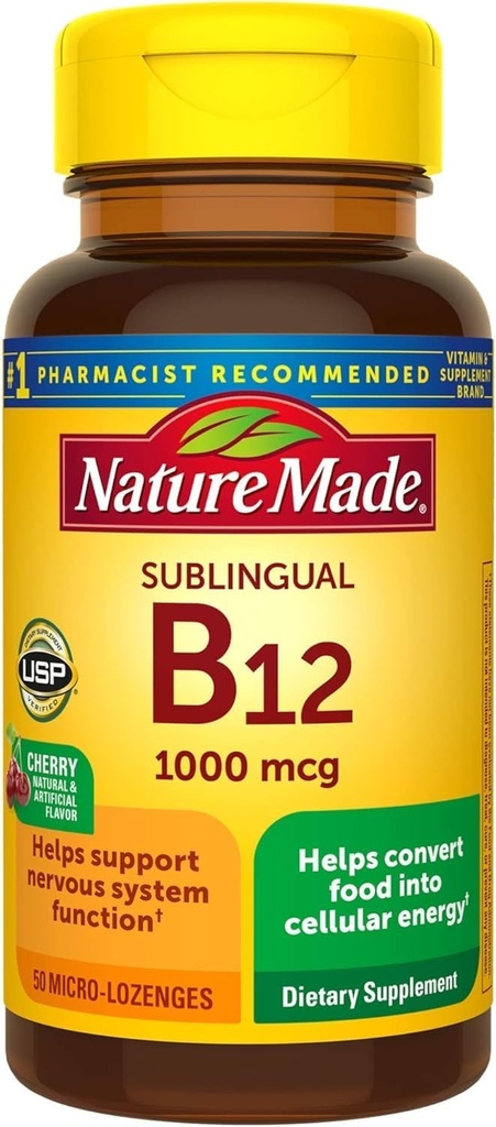 Vitamin B-12 1000 MCG podjezično, 50 (pak 3)