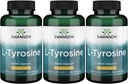 Swanson L- Tyrosine - Amino Acid suplementari Promoting Stres support, funció cognitive - Ajuda ajuda a donar suport al cervell general - (100 Capules, 500mg Each) 3 paquets