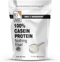 Det är bara! - 100% Casein Protein Powder, tillverkad i USA, en ingrediens, långsam bränning, tidsfrisättning (1 pund)