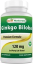 Best Naturals Ginkgo Boloba 120 mg 120 капсули