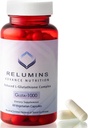 Relumines L Glutathion Supplement Complex - Gereduceerd Glutathion 1000mg met Alpha Lipoïnezuur & Rose HIPS Capsules voor gevoede en gladde huid, gemaakt in de VS - 60 Caps