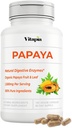 Papaya Fruit Enzyme Kapsule od Digestion, Bloating Relief, Immune Support for Men & Women - 1500mg Organic Papaya Powder Per Serving - 180 Veggie Kapsule - Non-GMO, Gluten-Free, Vegan-Friendly