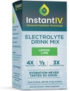 Electrolytes Powder - 3X Electrolytes, 1 / 2 Cukr s vitaminem C, B3, B6, Electrolytes Powder Packets for Hydration, Recovery & Imunity, Vegan & Gluten Free Iren124; Lemon Lime - 12 Packets